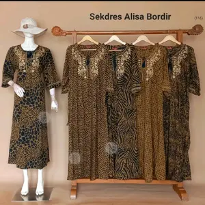 Sekdres Alisa Bordir - Dress Wanita