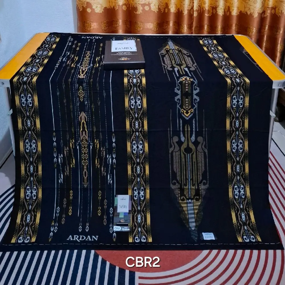 sarung ARDAN FAMILY SERI HITAM  Motif terbaru