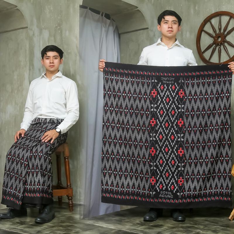 Product Introduction of SARUNG PRIA DEWASA SARUNG GOYOR BOTOL AGUNG Muslim Motif Printing Biru Coklat 27