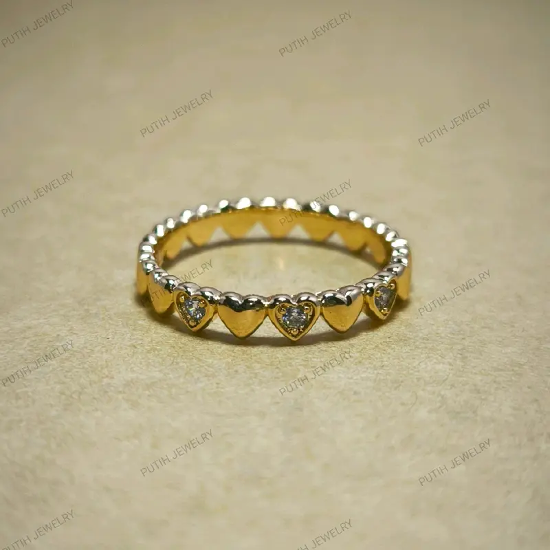 Cincin Love Keliling Model Daily dari Putih Jewelry Shop - Simple & Elegant 2