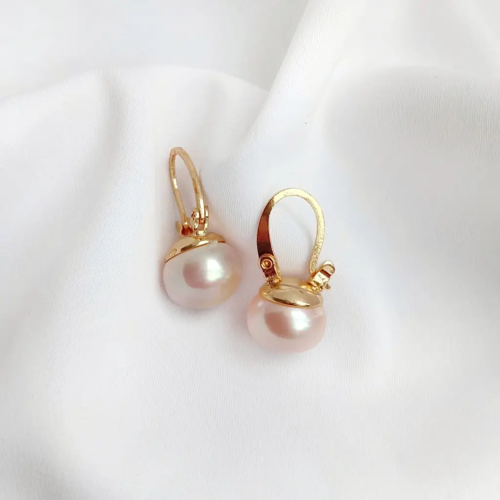 Anting Mutiara Lombok Anting Dewasa  Anting Fashion Korean Style Mutiara Asli