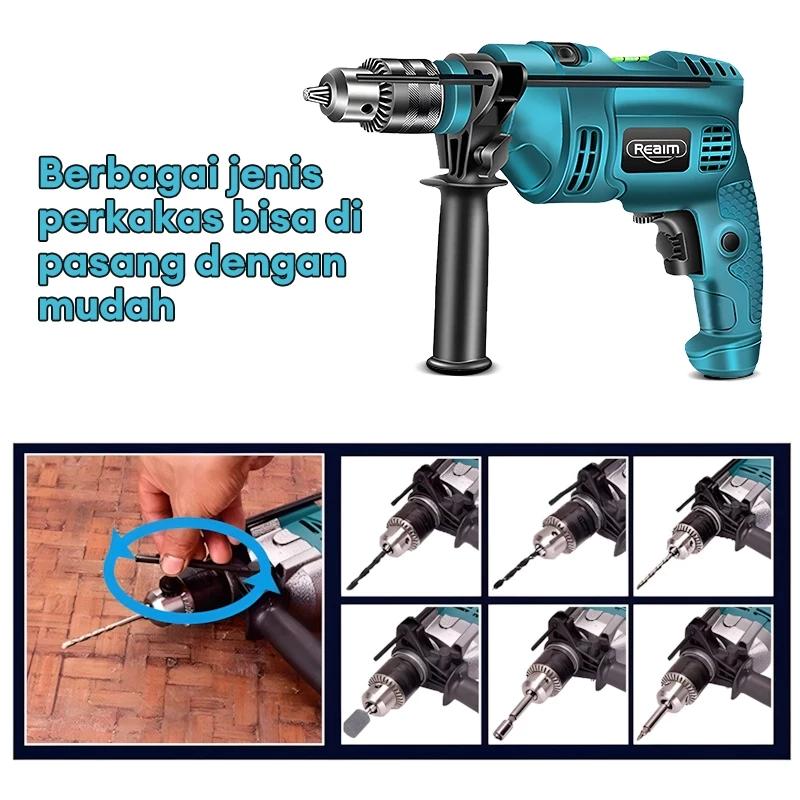 Set Perkakas 3in1 REAIM Mesin Gerinda Tangan dan Mesin Bor Listrik 13mm dengan Aksesoris Bearing Body Blade Bore Copper Dinamo untuk Repair Perbaikan Gergaji Kabel Karat Proyek Konstruksi Bengkel Rumah Tangga Angle Grinder Impact Drill Power Tools Set Perkakas 3in1 REAIM Mesin Gerinda Tangan dan Mesin Bor Listrik 13mm dengan Aksesoris Bearing Body Blade Bore Copper Dinamo untuk Repair Perbaikan Gergaji Kabel Karat Proyek Konstruksi Bengkel Rumah Tangga Angle Grinder Impact Drill Power Tools