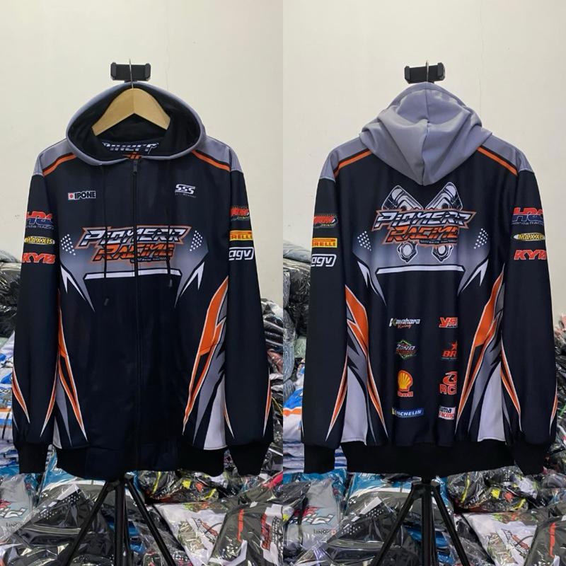 jaket racing - jaket racing doodle - jaket pionerr racing - jaket racing balap - jaket racing hell - jaket pionerr racing - jaket racing pionerr motif anime terbaru full printing unisex pria&wanita size L XL XXL Casual Distro 3