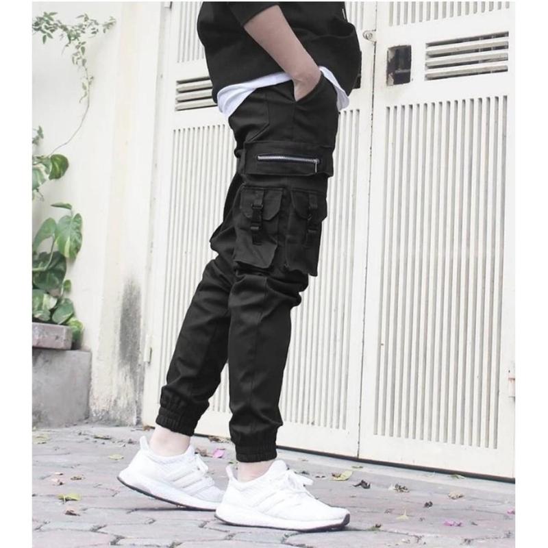Quần dài jogger Kaki Nam Co Giãn túi hộp 4 chốt thời trang, TT-32,TT-11,TT-07,..+ tặng kèm móc khóa Menswear Kem Pants Nhung Đen phù hợp mặc đi làm đi chơi dạo phố