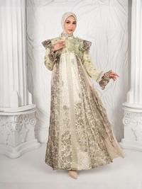 Gambar Alcavella - [NAD] Zarelia Lace Series | Gamis Brokat Premium Elegan - POWDERBLUE, L dari Alcavella Kab. Bandung 4 Tokopedia