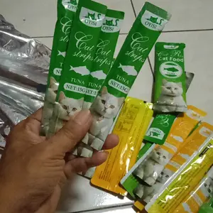 60PCS/30PCS Snack Kucing Cat Strip OYISI 15gr/Makanan SnackKucing Adult Kitten Cat Food Strips/Cat Treats