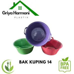 BAK KUPING 14 - BAK KUPING 14 SERBAGUNA - EMBER KUPING PLASTIK 14 - BASKOM KUPING TEBAL AWET
