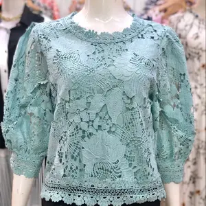 Blouse An an Brokat Crop Atasan Bangkok