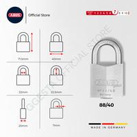 Gambar ABUS PRESTIGE PLUS Gembok Anti Saw 88 Series EXTRA HIGH SECURITY - Anti pick Anti drill & Anti pull CEN GRADE 2 & 3 MADE IN GERMANY - 88/40 dari GGEsta Indonesia Kota Administrasi Jakarta Barat 2 Tokopedia