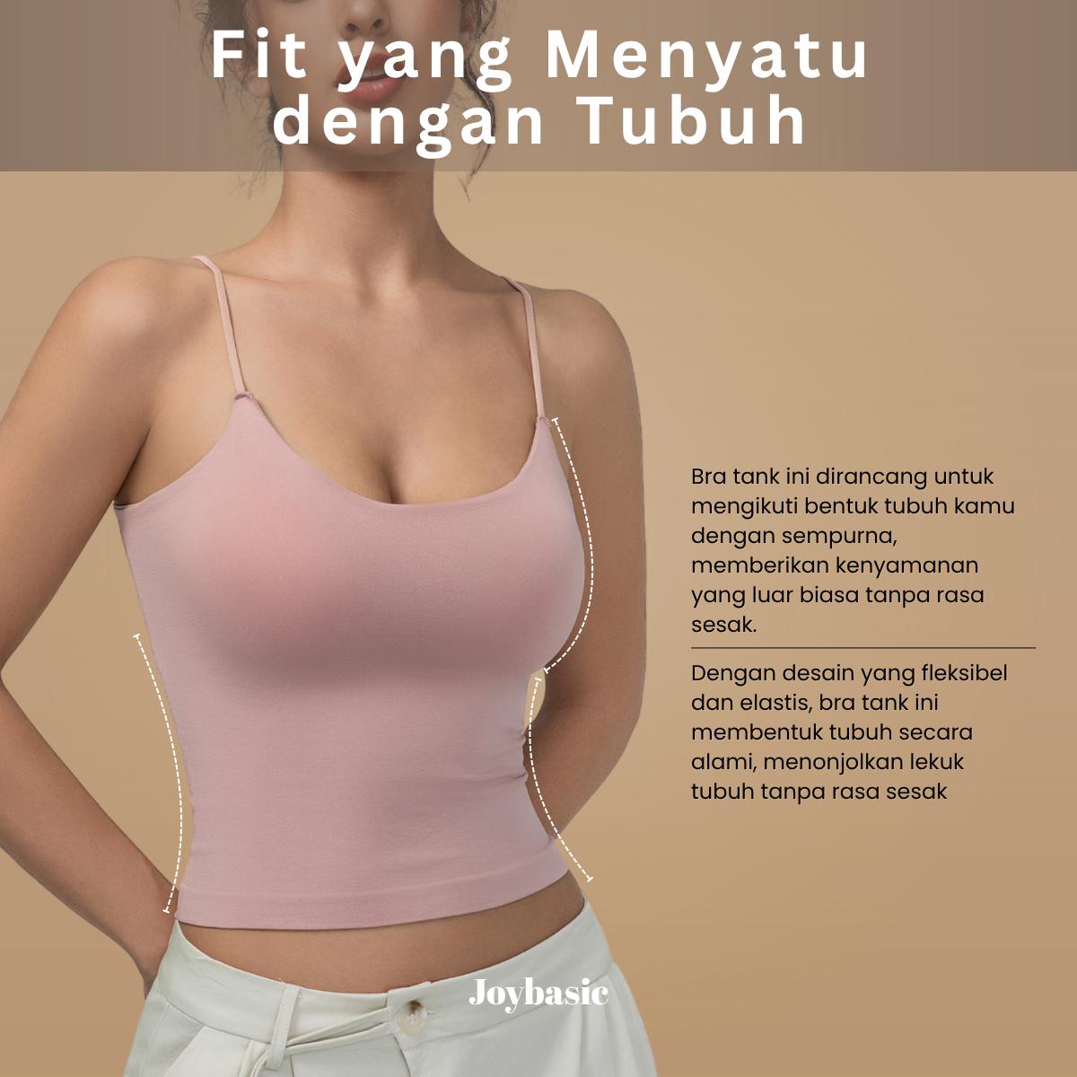 Joybasic Easy Fit Curve Bra Tank Super Lembut Joybasic Easy Fit Curve Bra Tank Super Lembut