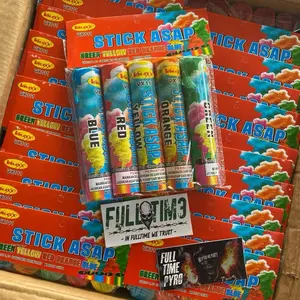 Stik Asap Confetty Party Warna-warni 30 Detik Pack isi 5 - Produk Pesta yang Menarik