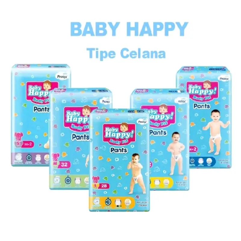 Baby Happy Body Fit Pants - popok celana M 32 1