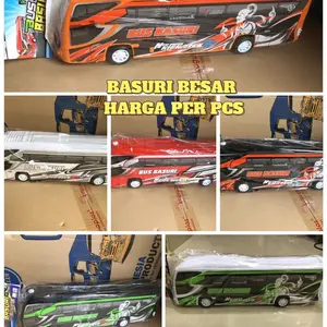 Mainan Mobil Bus Basuri anak bunyi telolet
