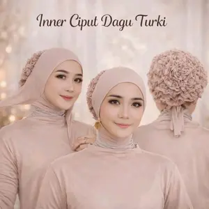 Syahid.collection INNER CIPUT TURKI DAGU Bahan Jersey Nyaman Model Bercempol Tidak Mudah Lepas Cocok untuk Berbagai Acara dan Kegiatan Sehari-hari