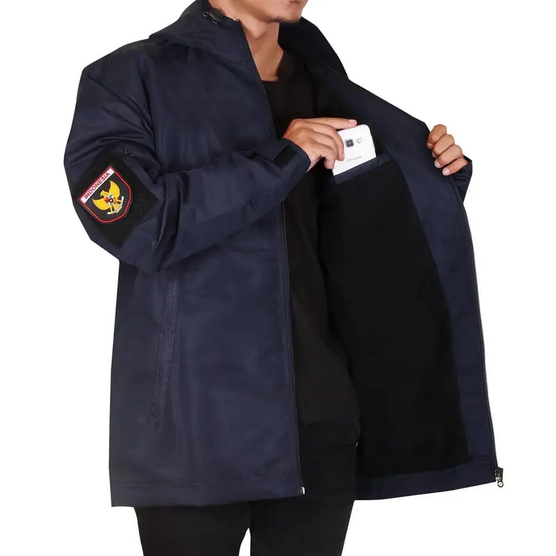 Jaket TAD Taktikal Army Tactical Military Jacket Patch Bendera Merah Putih Emblem Garuda Indonesia Dewasa Pria Navy Black Green Brown Size M L XL XXL COD Coklat Gunung Hijau Hitam Waterproof Windbreaker Outdoor Cowok Parka 5