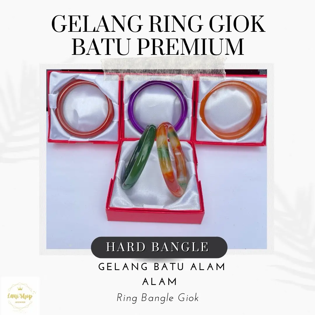 Gelang Ring Pancawarna / Kristopas Ring Batu
