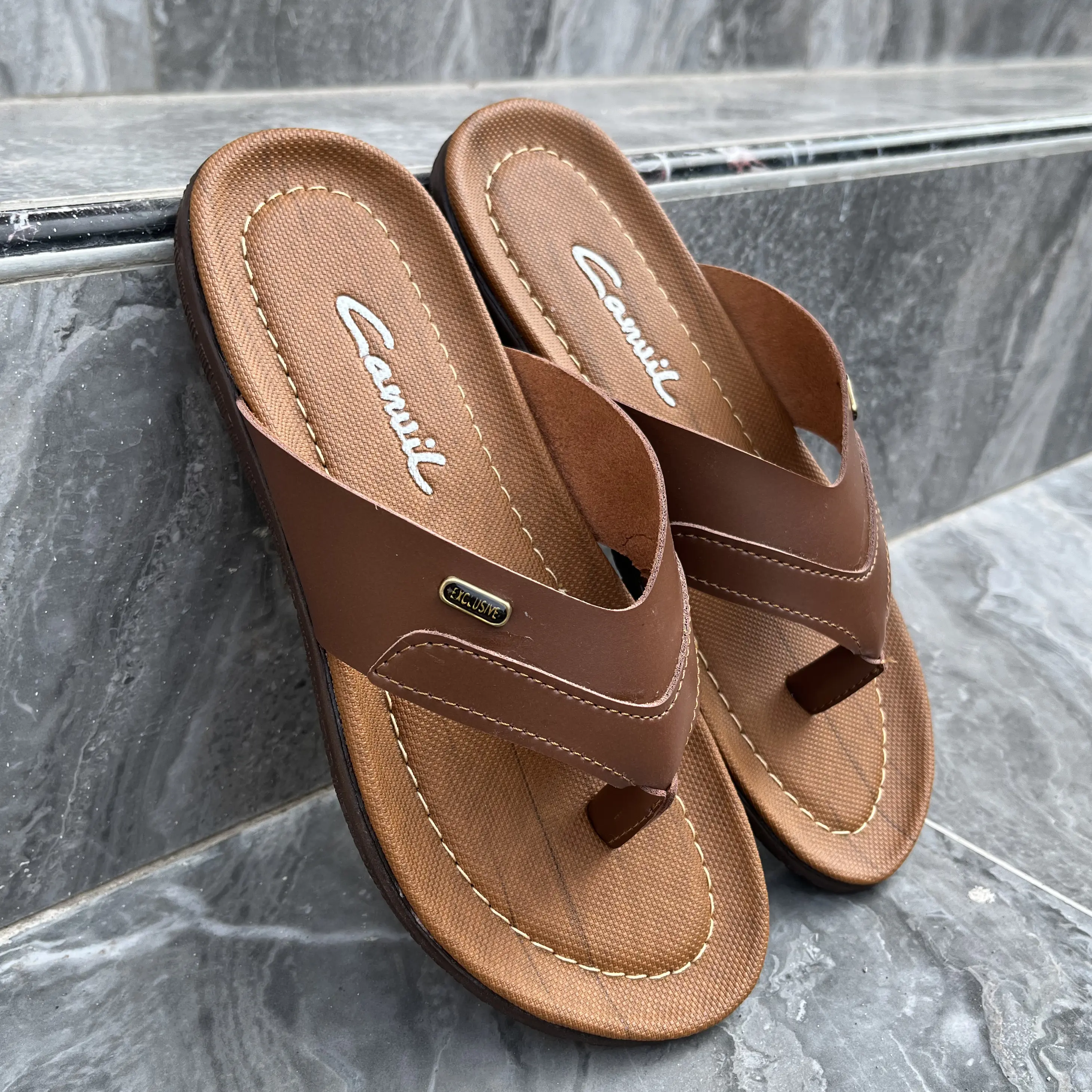 Sandal Kulit Pria Termurah dan Casual - Ukuran 39-43 - Sendal, Jepit