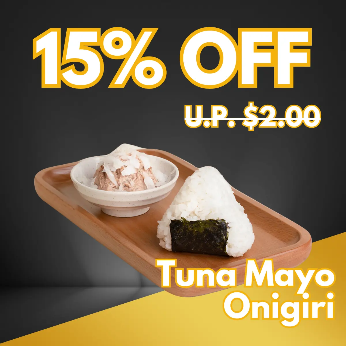 [Takagi Ramen] Onigiri Tuna Mayo (Ala Carte) - Physical Voucher