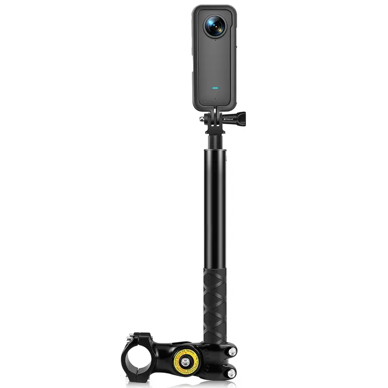Giá đỡPULUZ cho tay lái xe máy và xe đạp, giá đỡ cố định, giá đỡ camera, bộ chuyển đổi với chân đế Monopod 0