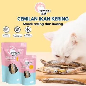 Pawsitive Vibes Snack Ikan Kering Lezat untuk Anjing dan Kucing - 50g & 25g