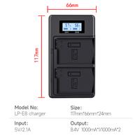 Gambar PALO Baterai LP-E8 2000mAh + Fast Charger untuk Canon 700D, 650D, 600D, 550D, T5i, T3i - High Capacity & Bisa Cas Cepat - Baterai-1pcs dari Palo Baterai Kota Administrasi Jakarta Utara 3 Tokopedia