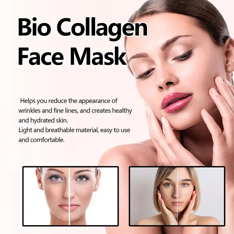 Anti-Wrinkle Mask, Collagen Mask,  Bio-Collagen Face Mask, Deep Bio-Collagen Mask, Pure Collagen Film, Hydration Mask 5