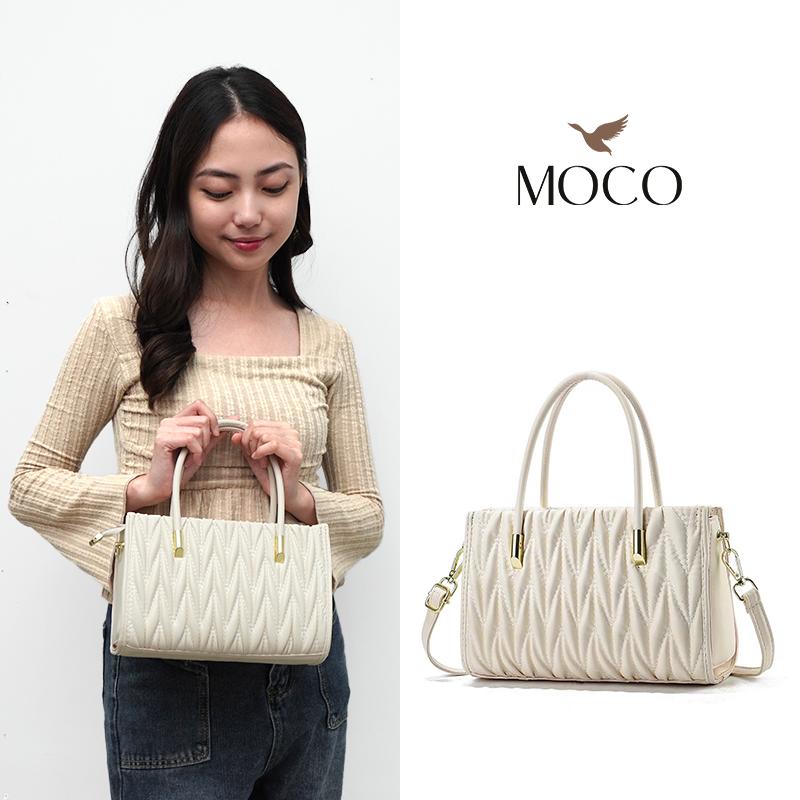 MOCO Fashion Tas Selempang Wanita Hand Bag Tekstur Timbul Zigzag 2819 1