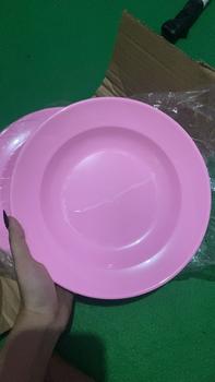 Product Review of Promo 1 Lusin Piring Melamin Asli SNI Model Bulat Besar Dan Tahan Panas from l**a ** 2