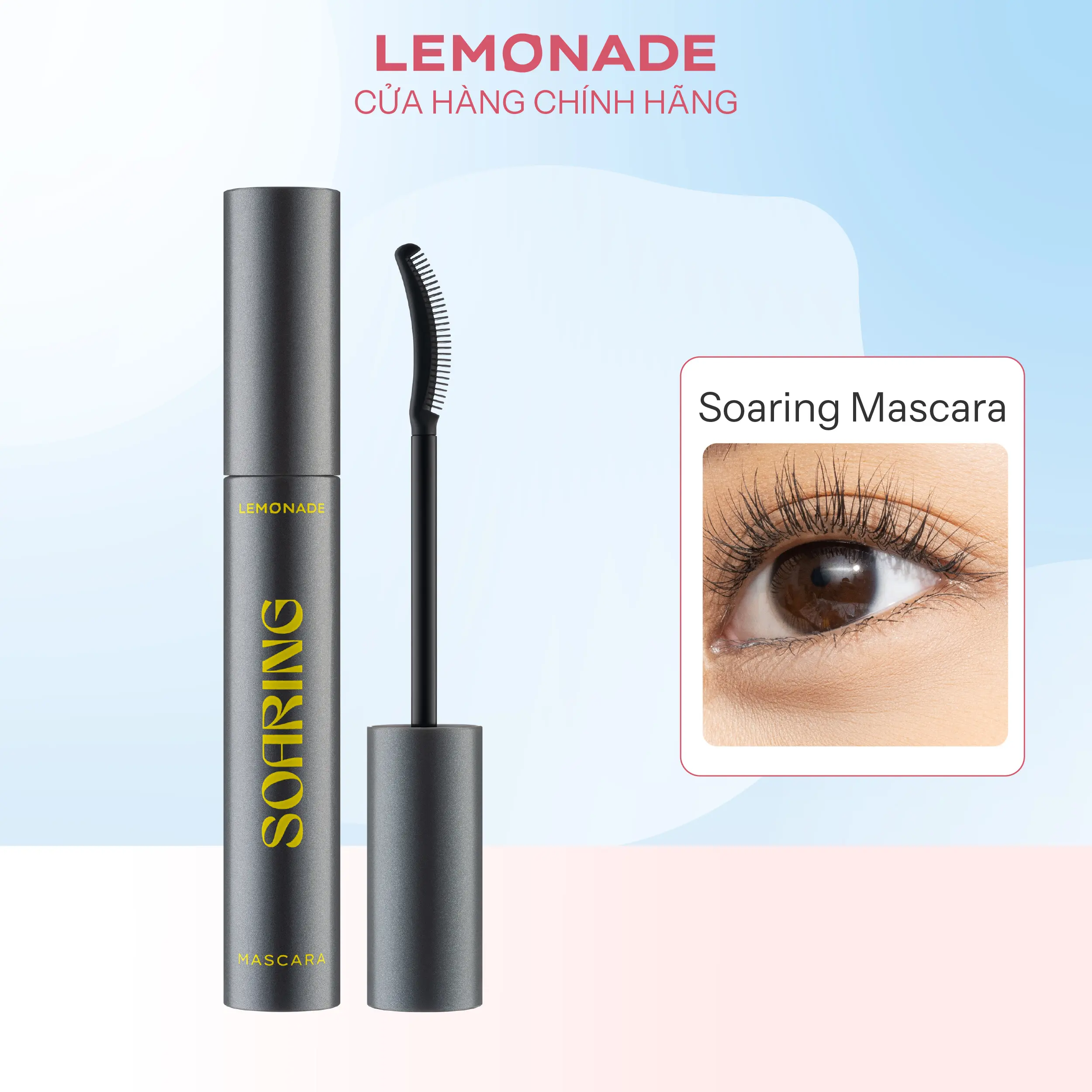MUA 01 Chuốt mi tơi dài lâu trôi Lemonade Soaring Mascara TẶNG 01 Kẹp mi chuyên nghiệp