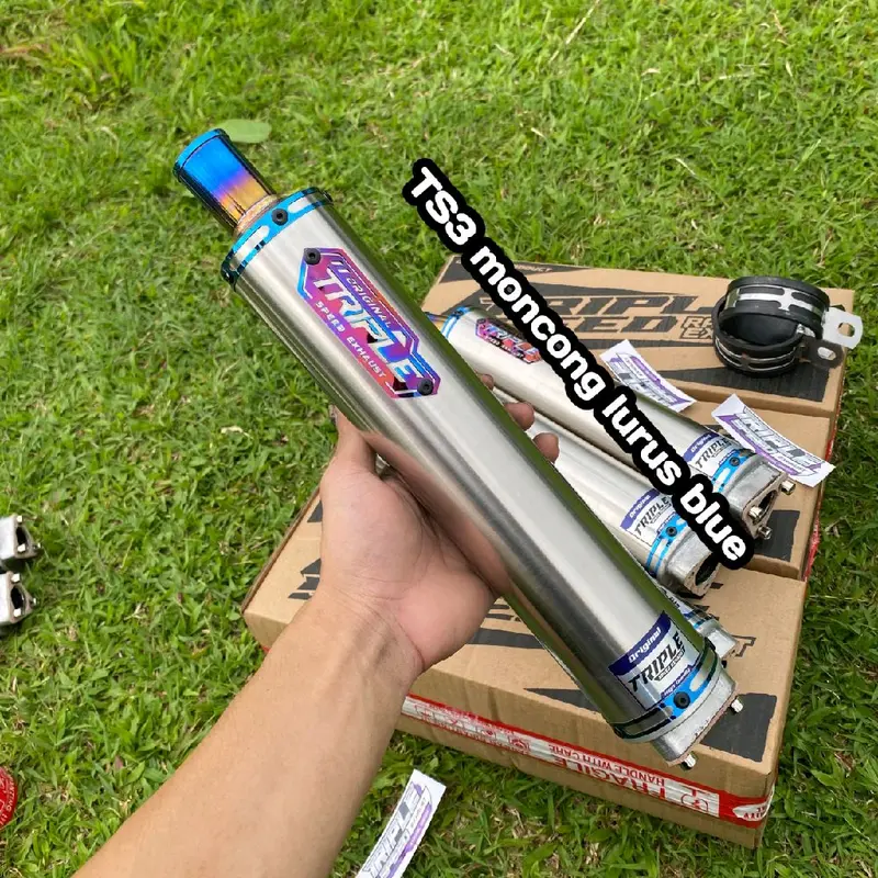 Silincer Knalpot Ninja 2tak R/RR/SS Original Triplespeed Premium Quality - Motorcycle 4