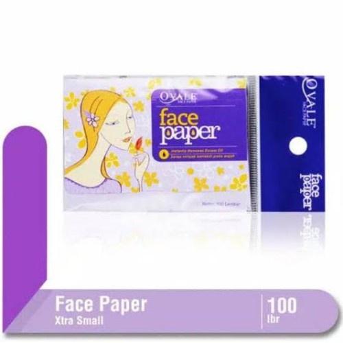 OVALE FACE PAPER 100LEMBAR SERAP MINYAK BERLEBIH PADA WAJAH 0