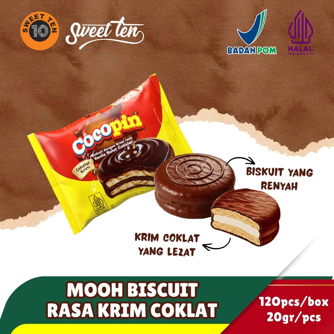 20 Pcs Biskuit Cocopin