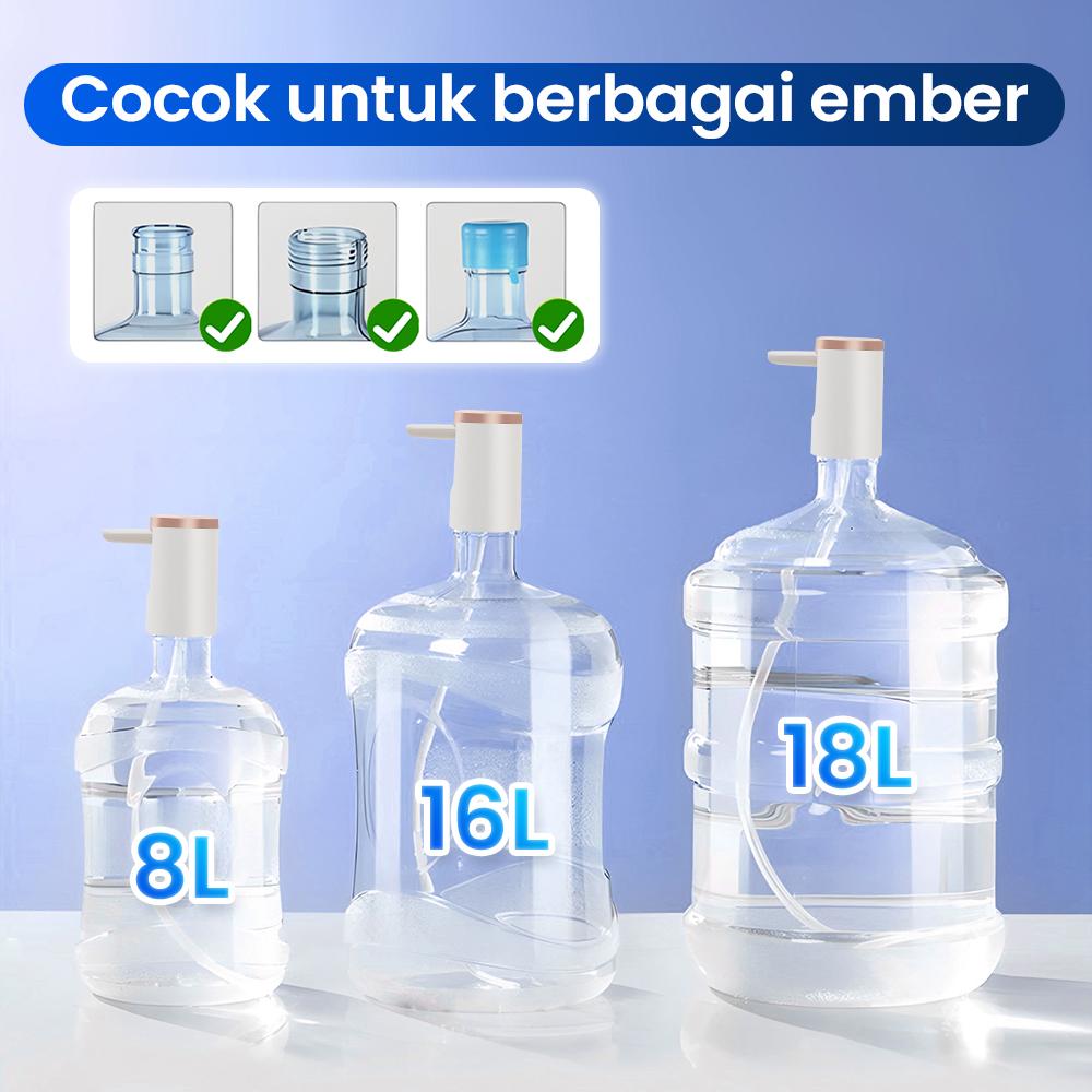 (COD)【 Live Exclusive】 Bravhom Pompa Galon Electric Dapat Dilipat USB Dispenser Portable Galon Air Elektrik NEW (COD)【 Live Exclusive】 Bravhom Pompa Galon Electric Dapat Dilipat USB Dispenser Portable Galon Air Elektrik NEW