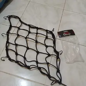 Jaring Helm Motor 6 Hook 40 x 40 CM Accessories Duduk