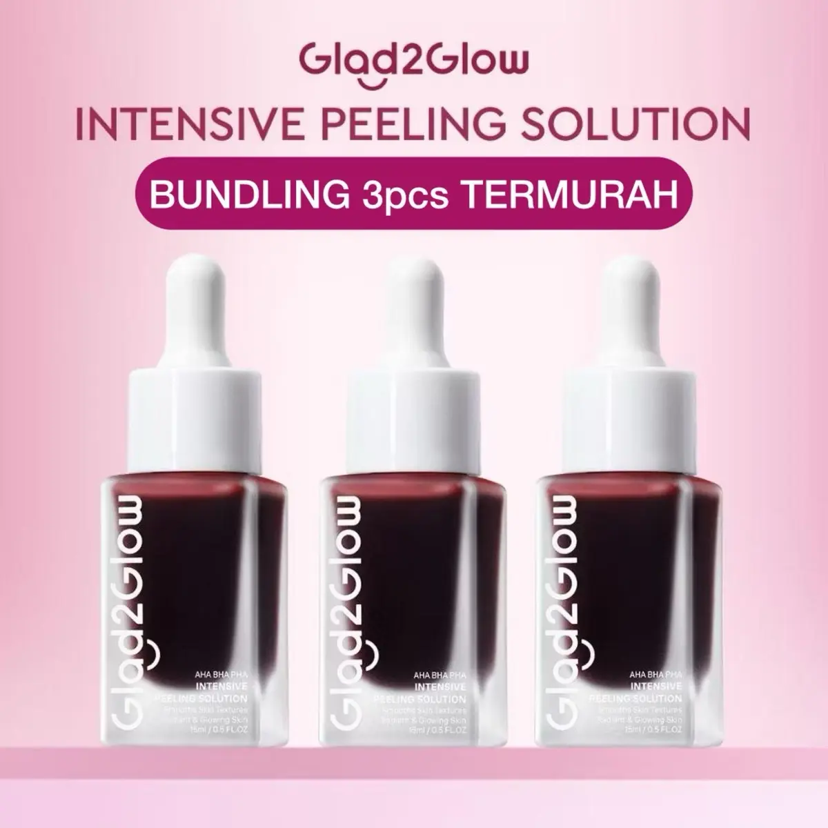 GLAD2GLOW Peeling Serum Solusition (BUNDLING)