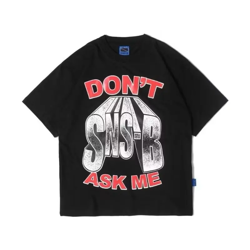 Tshirt SNSB - Dont Ask Me Sorry Not Sorry B*Tch Kaos Distro SNSB Hitam Unisex Kaos Bahan katun Combed Baju Pendek Pria Distro 0