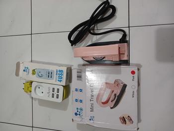 Product Review of Setrika Mini Travel Dry Iron, Detachable handle Setrika Lipat Mini Portable alat  setrika setrika  core from s**8 1