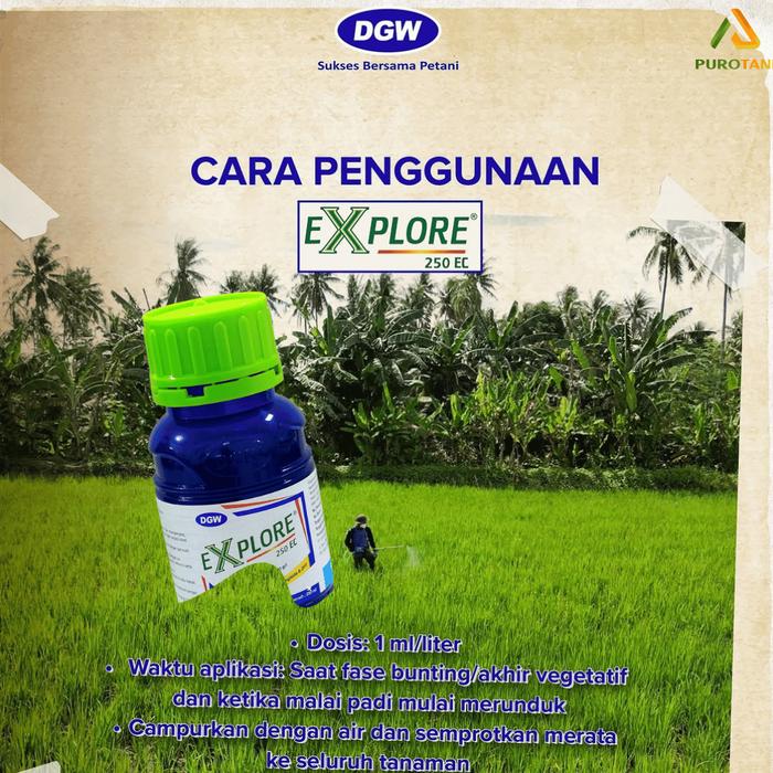 Gambar Explore 250 EC  Fungisida + ZPT DGW  80 ml 250ml gratis kaos DGW dari PUROTANI.ID Kab. Purworejo Tokopedia