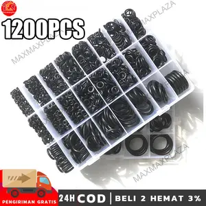 Karet Seal O Ring 1200pcs HNBR / Rubber O Ring Seal Tightening +Box