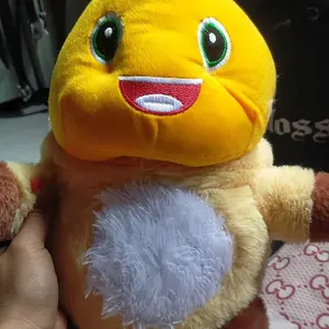 Boneka Dino Nailong Hoodie Cosplay Capybara Bahan Lembut Dolls
