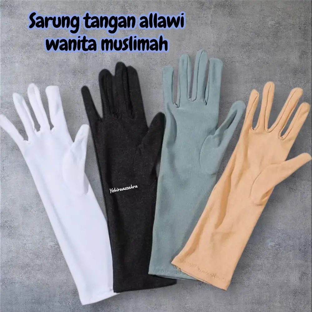 sarung tangan wanita muslimah sarung tangan haji dan umroh