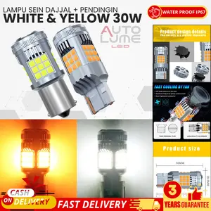 【AutoLume】Lampu LED Sein Dajjal – 30W Super Terang, Kipas Ghost Fan, Garansi 3 Tahun