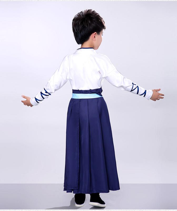 Product Introduction of Children's Ancient Costume Hanfu Aoqun Spring Girls' Han Chinese Costume Chinese Style Children Ancient Costume Photography Dance Performance Costumes 12