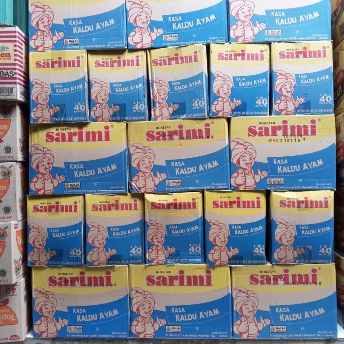 Mie instan sarimi kaldu ayam 1 dus isi 40 bungkus Kuah 3