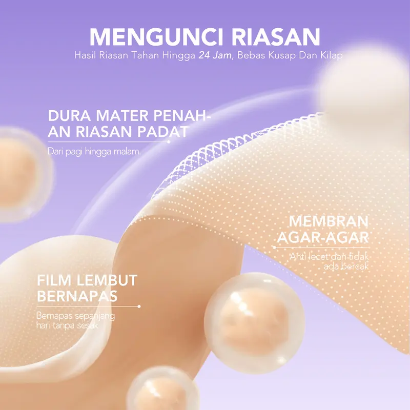 [3-day promotion] Only 100 pcs ! Korean Premium Natural Amaze Air Cushion Foundation 12g | 4-in-1: sunscreen, foundation, makeup setting, skin care | 24-hour long-lasting | Niacinamide + Vitamin C + Centella | acne-prone skin friendly | BPOM&Halal 4