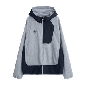 เสื้อแจ็คเก็ตมีฮู้ดผ้าฟลีซขั้วโลก HEA เส้นใยโพลีเอสเตอร์ 100% Unisex พลัสไซส์พอดี สไตล์สันทนาการ ขายดีที่สุด ทรงหลวม มาใหม่ เหมาะสำหรับเล่นกีฬา