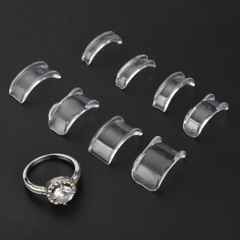 Ready Stock Pengatur Ukuran Cincin untuk Cincin Longgar / Pengukur Cincin Bening Tak Terlihat / Pengukur Ukuran Cincin Bening 0