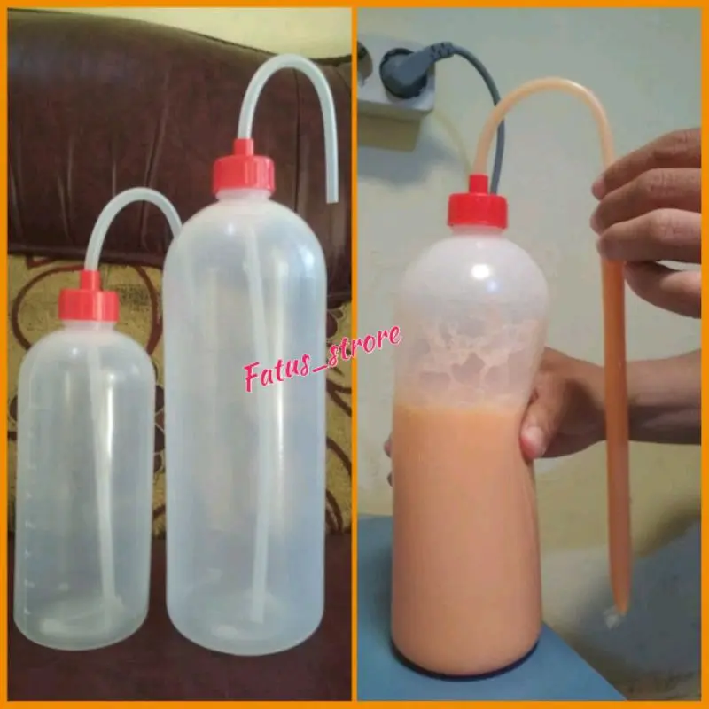 Botol Pengisi Es Pensil 1000 ml, 500 ml
