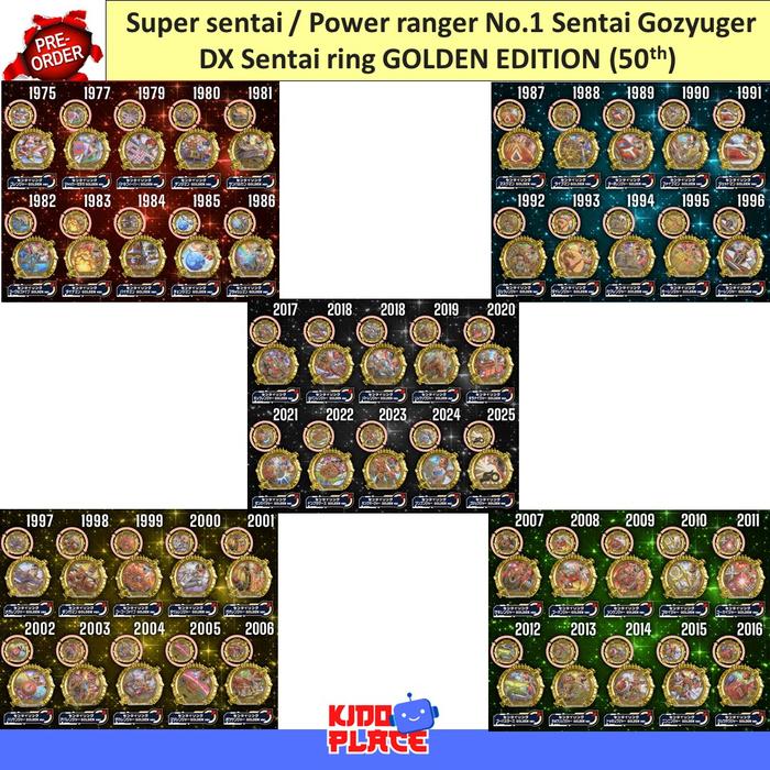 Sentai Rings Power Rangers Cast Jual Super sentai / Power ranger No.1 Sentai Gozyuger DX Sentai ring ...