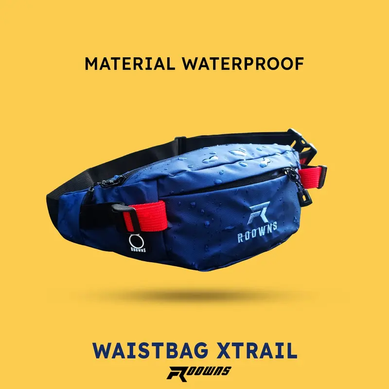 Tas Waistbag Pria Waterproof Premium Roowns Xtrail Pinggang 3